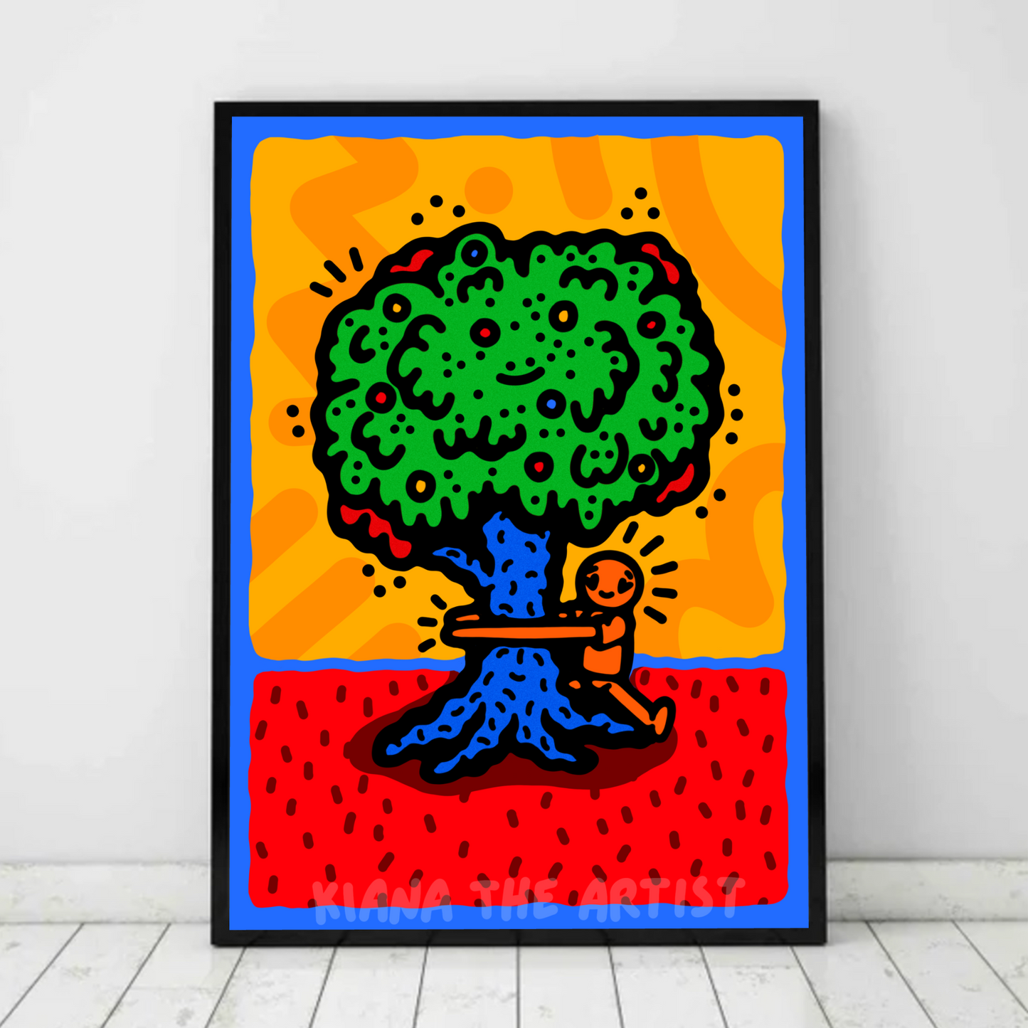 Tree Hugger Art Print