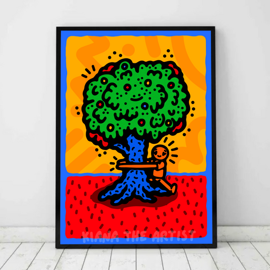 Tree Hugger Art Print