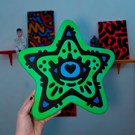 Large Star Wall Hanging - Green