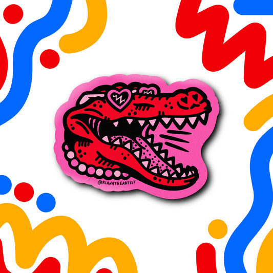 Sticker - Cool Croc Pink Edition